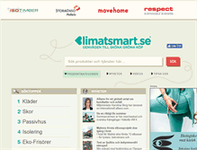 Tablet Screenshot of klimatsmart.se